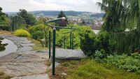 Flexo Geschwungener Handlauf im Garten